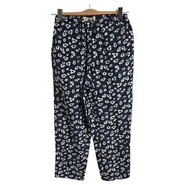 Calças estampadas Marni T.36 Azul