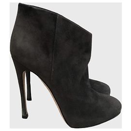Botas Gianvito Rossi grises T.38 Gris
