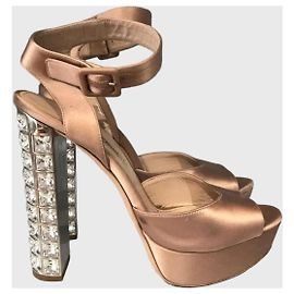 Sandali Miu Miu nude T.39 Beige