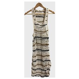 Isabel Marant Etoile Abito Isabel Marant a righe T.42 Beige