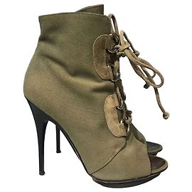 Botas Giuseppe Zanotti T.38,5 Caqui