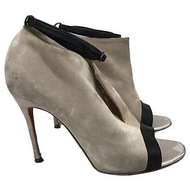 Boots Christian Louboutin grises T.37,5 Black