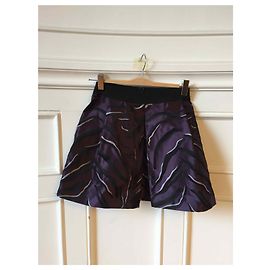 Pinko Rock Zebra Print Pflaume Lila