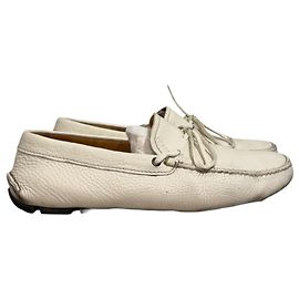Mocasines Prada blanco T.41 Blanco