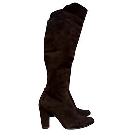 Autre Marque Bottes Yves Saint Laurent marron T.36,5 Marron
