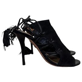 Sandales Aquazzura noires T.38 Noir