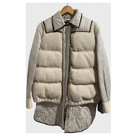 Fendi Mantel écru T.38 Beige
