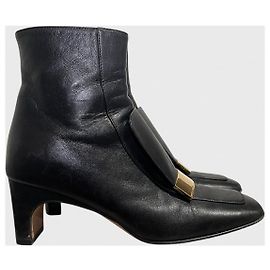 Bottines Sergio Rossi noires T.36 Noir