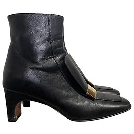 Bottines Sergio Rossi noires T.36 Black