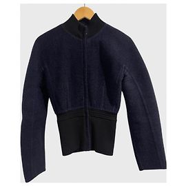 Giacca Jil Sander blu navy T.36 Blu