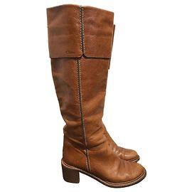 Botas Chloé camel T.36 Camelo