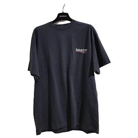T-shirt Balenciaga Political T.S Blu