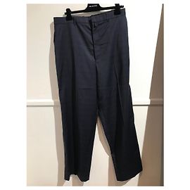 Pantaloni Balenciaga Blu navy T.38 Blu