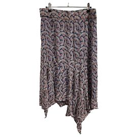 Gonna Isabel Marant stampata T.34 Blu