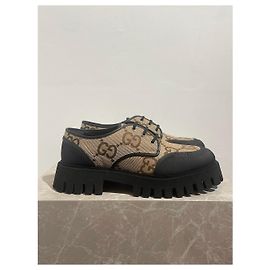 Derbies Gucci maxi GG T.43,5 Beige
