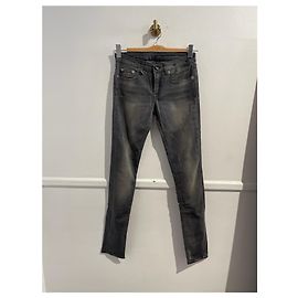 Jeans skinny de algodón gris R13 Talla 26 Gris