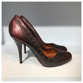 Escarpins Lanvin T.37,5 Vermelho