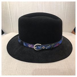 Chapeau Maison Michel Noir T.S Noir
