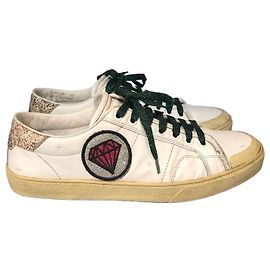 Autre Marque Sapatilhas Saint Laurent T.40 IT Branco