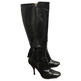 Bottes Louis Vuitton T.36,5 Noir