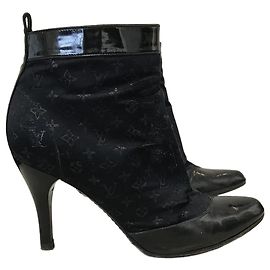 Botas Louis Vuitton negras T.37 Negro
