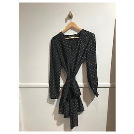 Autre Marque Vestido Saint Laurent negro T.42 Negro