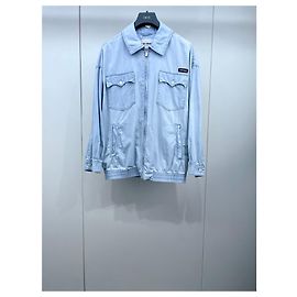Miu Miu Denim Jacket Blue Size 36 Multiple colors
