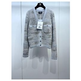 Prenda de punto Chanel de cachebra con lentejuelas 25B Multicolor