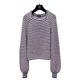 Chanel Baumwolle Häkelstrick Mehrfarben