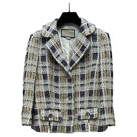 Veste Gucci en tweed avec sequins Multicolore