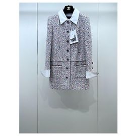 Casaco Chanel de Tweed com Lantejoulas 34 Multicor