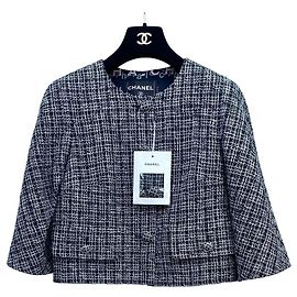 Giacca Chanel in tweed multicolore taglia 34 Multicolore