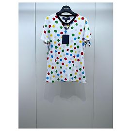Top in cotone Louis Vuitton x Yayoi Kusama a pois Multicolore