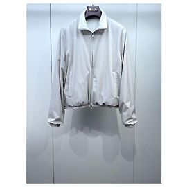 Chaqueta Loro Piana Blanca de Cachemira Reversible Multicolor