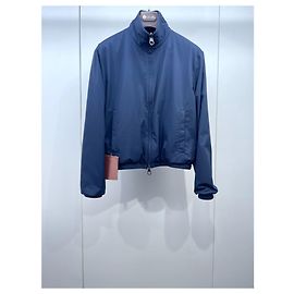 Loro Piana Navy Cashmere Reversible Jacket Multiple colors