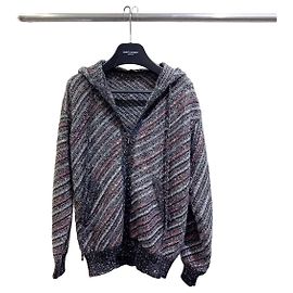 Giacca Chanel in tweed con paillettes e cappuccio Multicolore