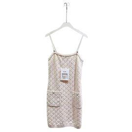 Chanel 23S Sequin Embellished Slip Dress Pink Size 38 Multiple colors