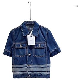 Dior Denim Jacket Blue Bee Embroidery Size 34 Multiple colors