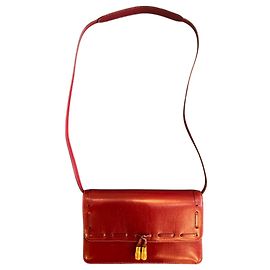 Borsa a tracolla Hermès in pelle Bordeaux Altro