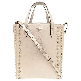 Borsa Tote in pelle con borchie a stella Jimmy Choo PEGASI N S D'oro