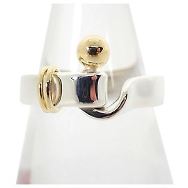 Autre Marque Anello a fascia Tiffany & Co. in argento sterling e oro giallo Altro