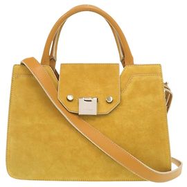 Bolso 2-Way de gamuza amarilla Jimmy Choo Amarillo
