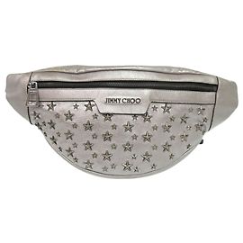 Jimmy Choo Star Studded Gürteltasche Schwarz Silber