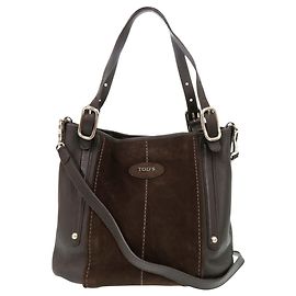 Saco Tote 2-Way Tod's em couro camurça marrom Marrom