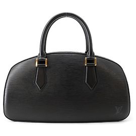 Louis Vuitton Epi Jasmine Handtasche Schwarz