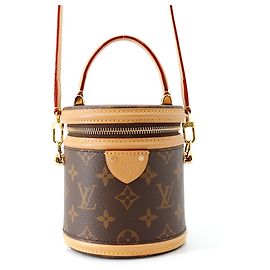 Bolsa Louis Vuitton Monogram Nano Cannes Marrom