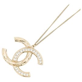 Chanel Necklace with Coco Mark Golden