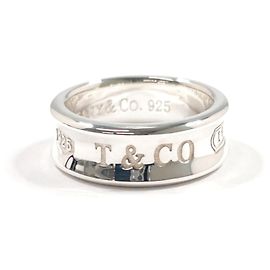 Autre Marque Anillo Banda Tiffany & Co. 1837 Medium en Plata Plata