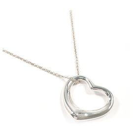 Autre Marque Collana Tiffany Open Heart Elsa Peretti in Argento 925 Argento