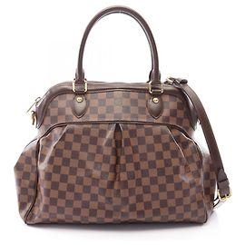 Louis Vuitton Trevi GM Damier Ebene 2-Way Handbag Brown